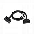 obd 2 flat obd cable 16pin male to 16pin female flat obd2 cable