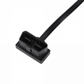 OBDII16pin male to 16pin female flat obd obd2 cable 5