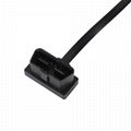 OBDII16pin male to 16pin female flat obd obd2 cable