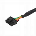 16PIN 90°MALE TO Molex3.0 12PIN flat obd molex 12p cable for OBD2 fault code rea 6