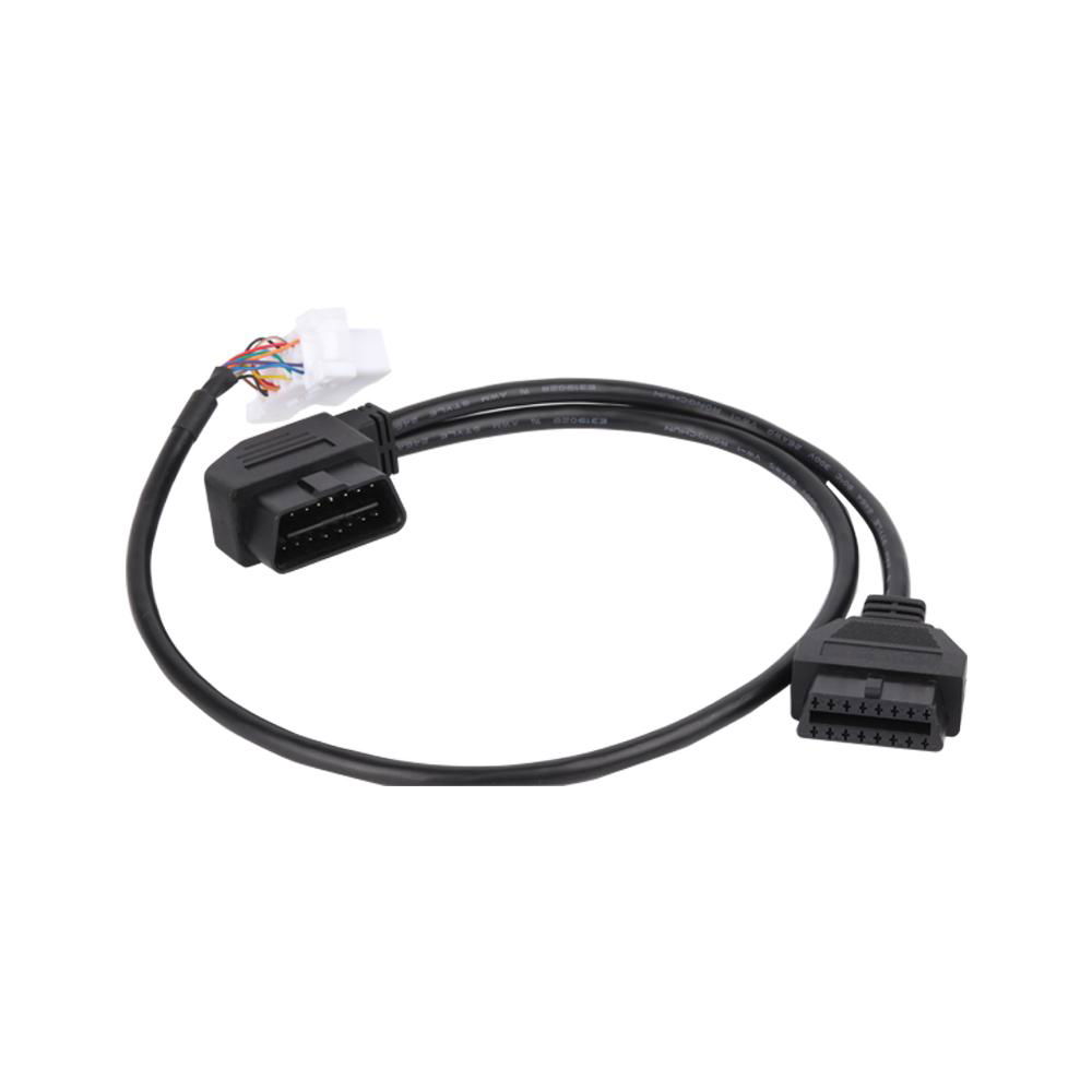 OBDII16PIN Right MALE TO FEMALE with opel connector obd2 obd-ii male y obd  spli 5