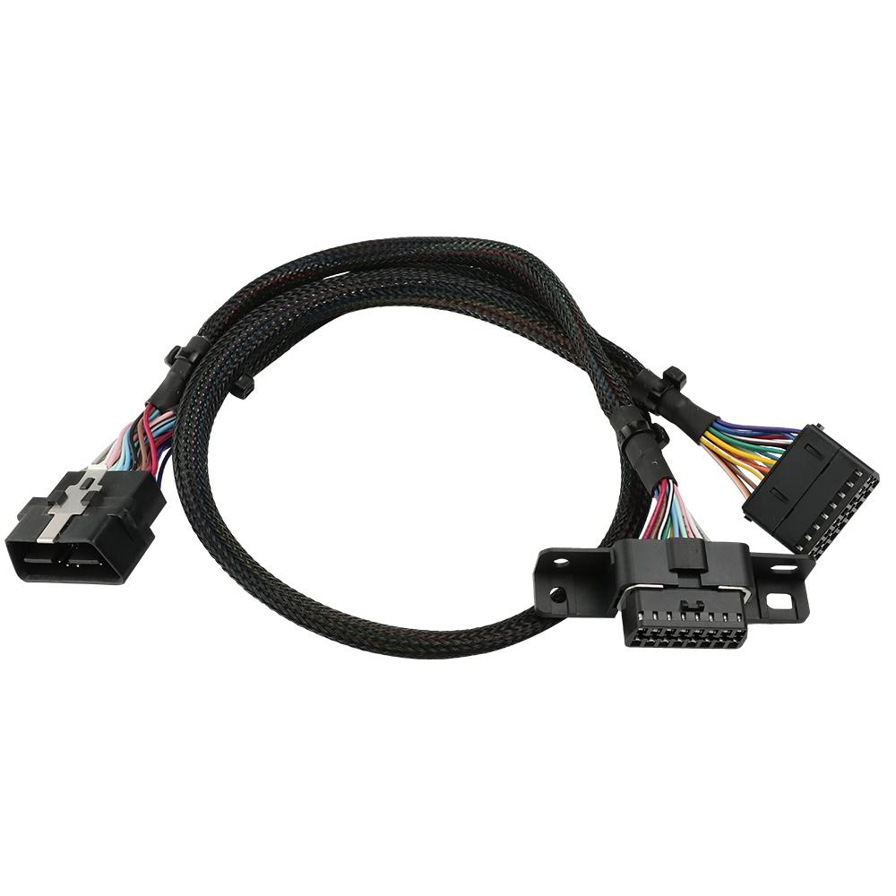 Universal OBD2 T-Harness with Brackets universal obdii obd2 obd 16 pin obd y spl