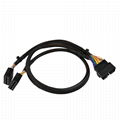 Universal OBD2 T-Harness with Brackets universal obdii obd2 obd 16 pin obd y spl 2