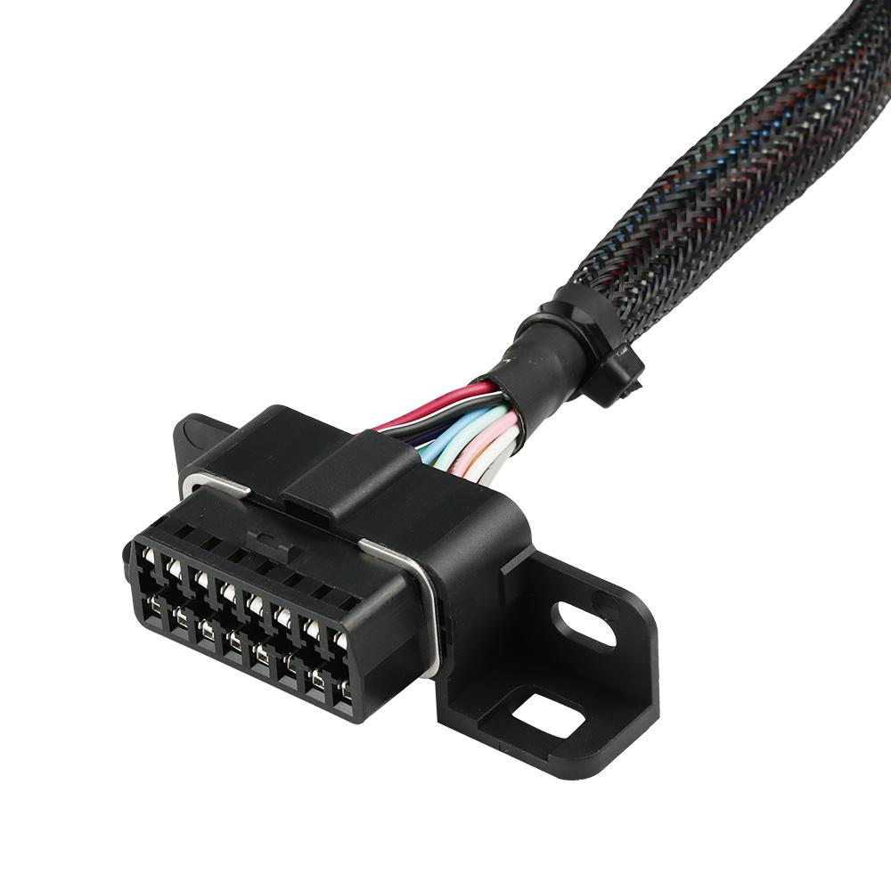 Universal OBD2 T-Harness with Brackets universal obdii obd2 obd 16 pin obd y spl 5