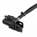 Universal OBD2 T-Harness with Brackets universal obdii obd2 obd 16 pin obd y spl 6