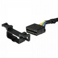 Universal OBD2 T-Harness with Brackets universal obdii obd2 obd 16 pin obd y spl 9