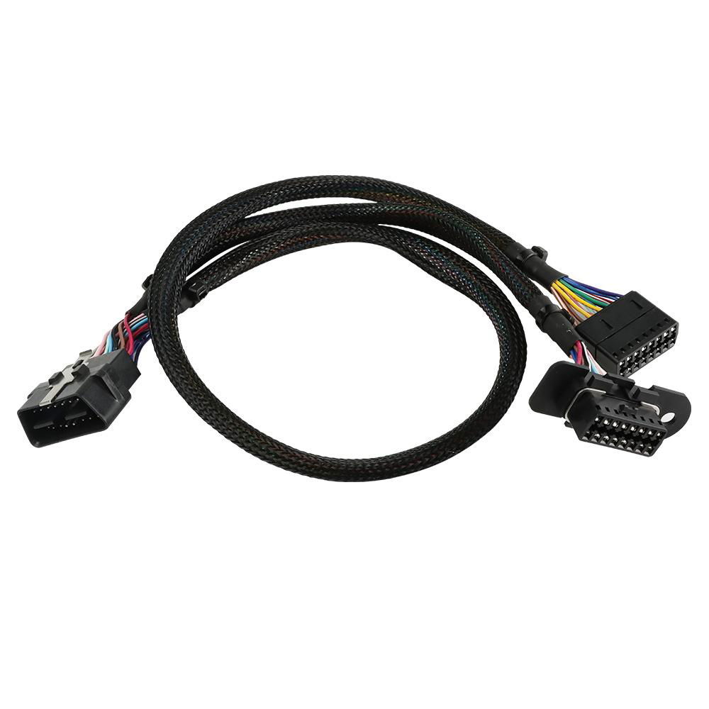 Universal OBD2 T-Harness with Brackets universal obdii obd2 obd 16 pin obd y spl 2