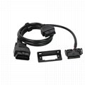 16PIN MALE TO FEMALE Universal wire with Bracket universal obdii obd2 obd 16 pin