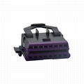 OBDII 16P FEMALE AUDI CONNECTOR obd obdii obd-ii 2 male connector For Used to eq