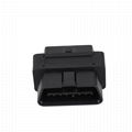 OBD-II 16PIN MALE TO FEMALE Ultra short Adapter obd obd2 16 pin male adapter For