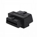 OBD-II 16PIN MALE TO FEMALE Ultra short Adapter obd obd2 16 pin male adapter For 4