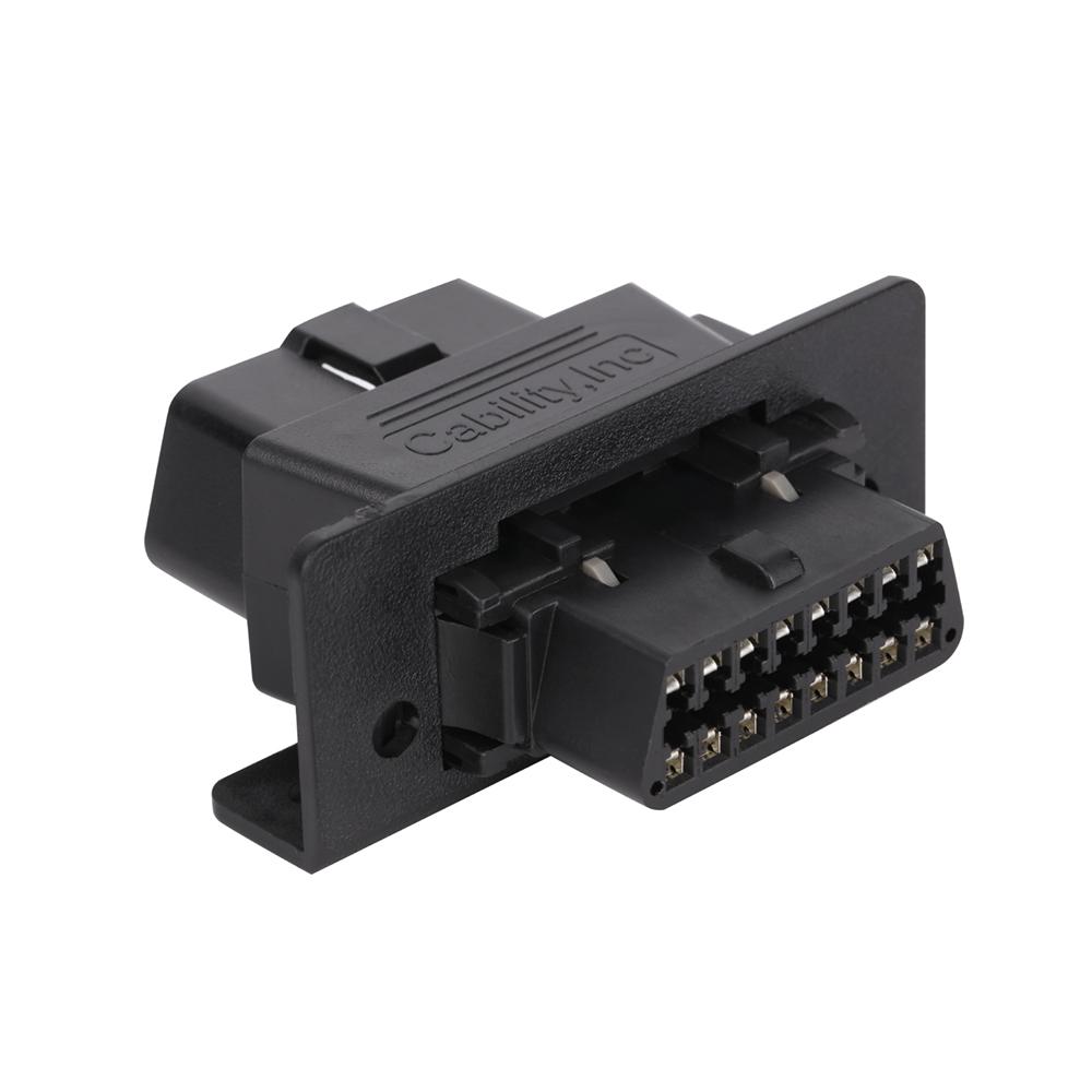 obd2診斷掃描儀故障代碼讀取器的16針公母組件適配器  4