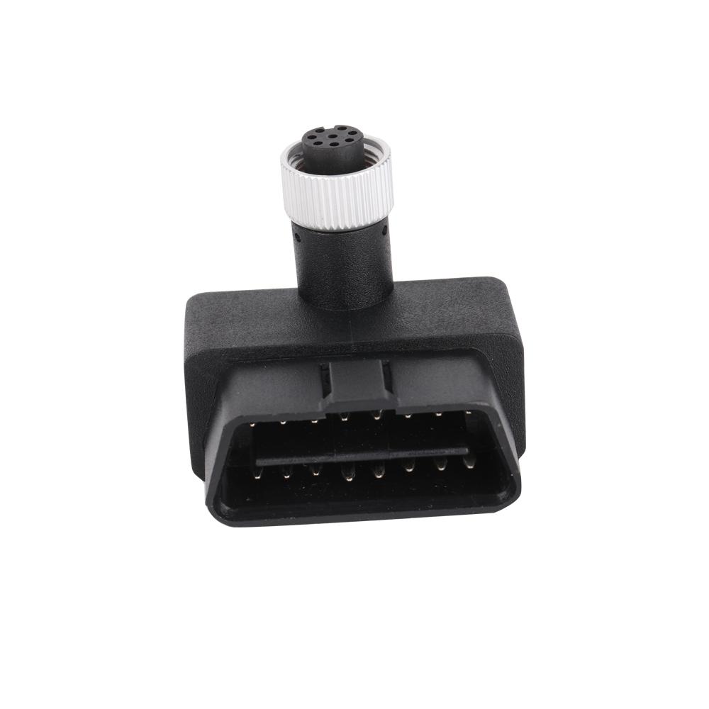 16PIN MALE TO M12 8PIN Adapter m12 8 pin waterproof connector obdii 16 pin adapt