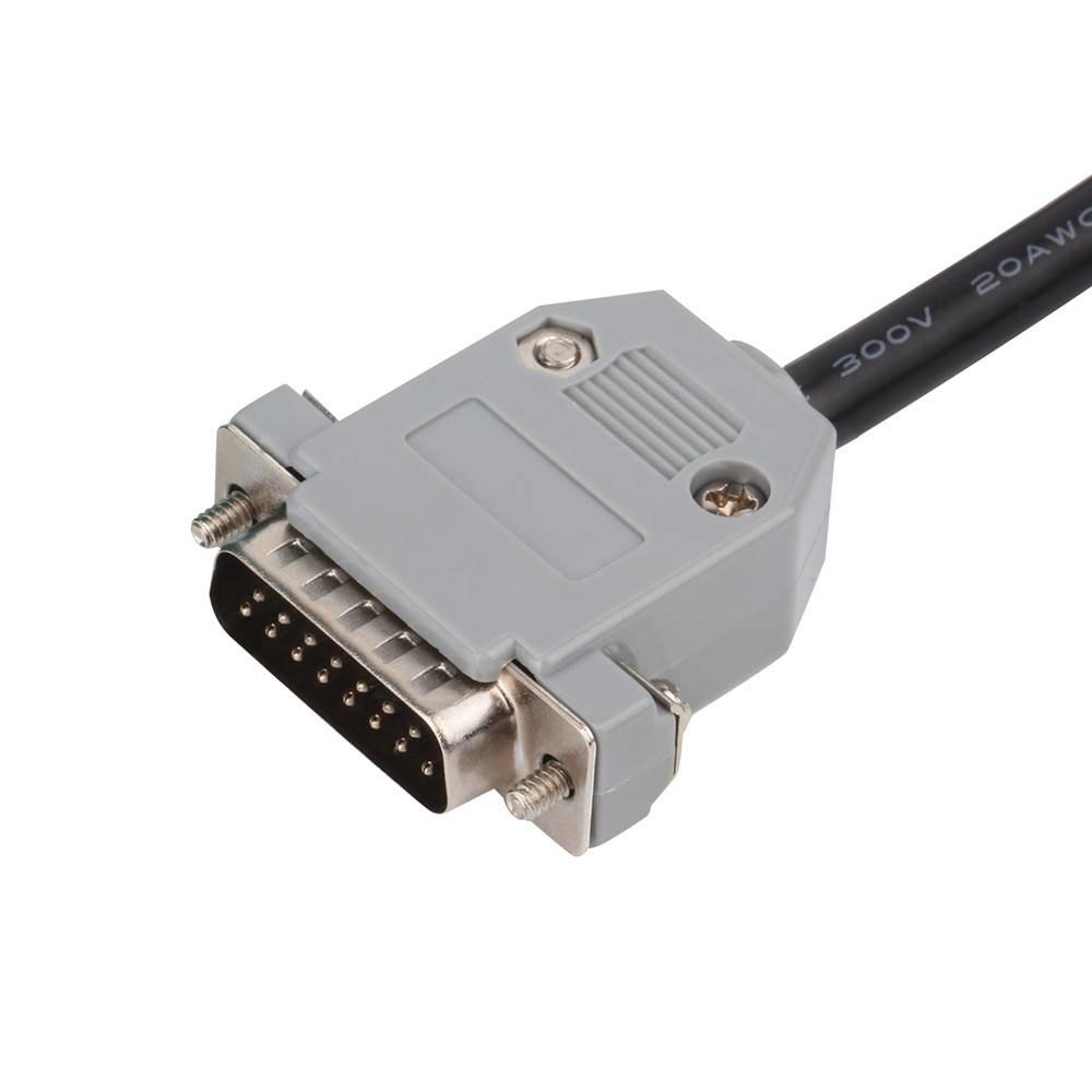 DB15PIN MALE TO J1939 TYPE2 MALE/FEMALE s9 9 pin adapter db15 cable For Transpor 3