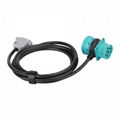 DB15PIN MALE TO J1939 TYPE2 MALE/FEMALE s9 9 pin adapter db15 cable For Transpor 4