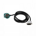 DB15PIN MALE TO J1939 TYPE2 MALE/FEMALE s9 9 pin adapter db15 cable For Transpor 6