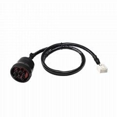 J1939 9PIN MALE TO 12PIN HOUSING j1939 connector bus gps CABLE For Transport eq 