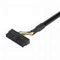 MOLEX 3.0 22平公至J1939 9P公J1939连接器9针电缆 5