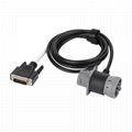 Deutsch  J1939 9P M  TO RS232 9P  F CABLE   4