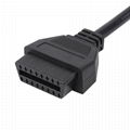 16PIN FEMALE TO J1939 9P 90°MALE obd obd2 j1939 bus gps cable For Transport equi 6