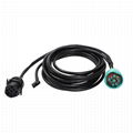 9PIN TYPE2 MALE GREEN TO 9P TYPE1 FEMALE BLACK WITH MOLEX 3.0 12PIN j1939 jpod t