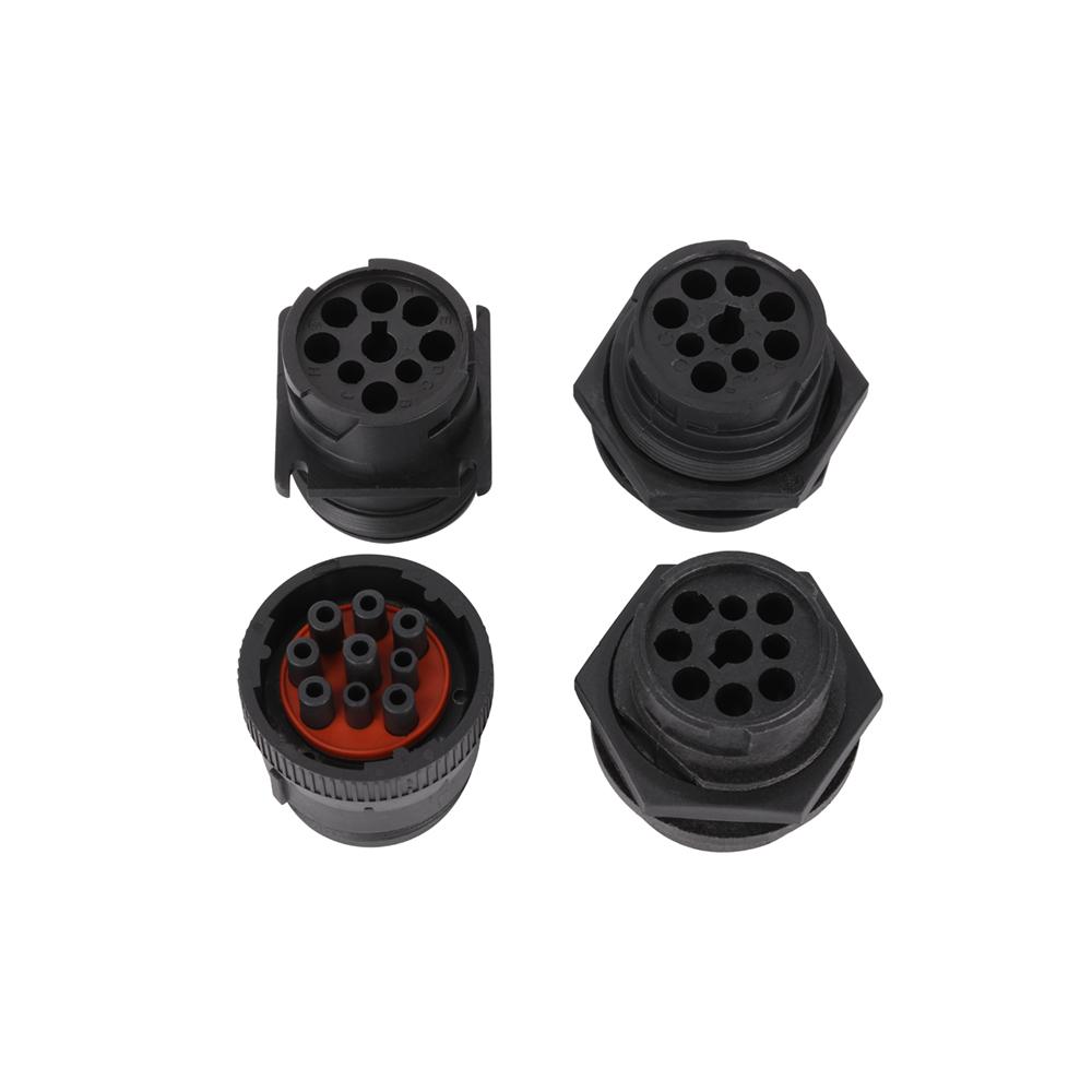 9针2型公绿色至9P带MOLEX 3.0 12针j1939 jpod至9针2型分离器y电缆 5