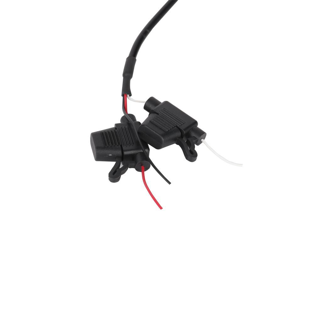 9PIN TYPE1 MALE TO 9P TYPE1 FEMALE BLACK WITH FUSH j1939 9 pin splitter y cable  3