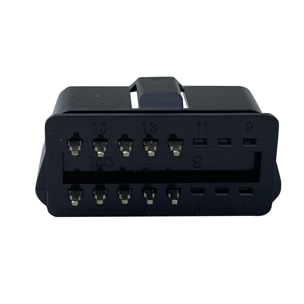 汽车OBDii10PIN连接器公头诊断线接头 2