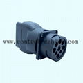 9 Pin Deutsch Connector J1939 Female to OBDII OBD2 Female adapter