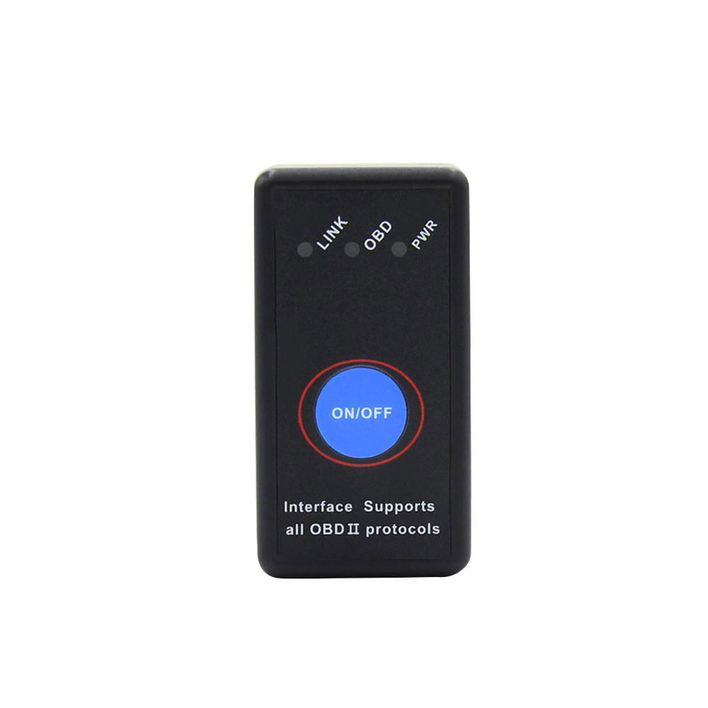 Green OBDII automobile fault detector supports mobile phone detection 2