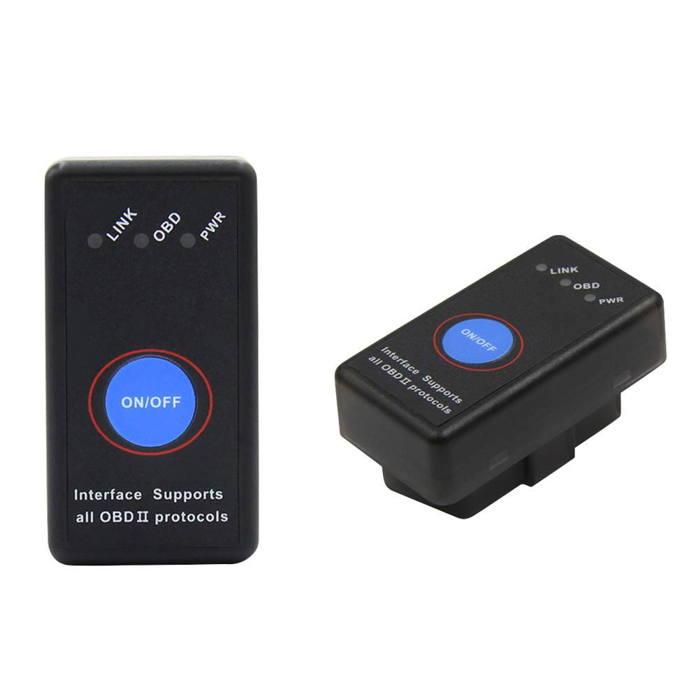 Green OBDII automobile fault detector supports mobile phone detection 5