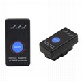 Green OBDII automobile fault detector supports mobile phone detection