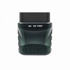 Green OBDII automobile fault detector supports mobile phone detection