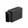 Black elm327v1.5obd2fifi automobile fault detector 1