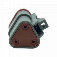 Automobile Dechi male to female butt terminal harness plug dt06.3s-ep11 waterpro