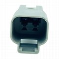 Automobile Dechi male to female butt terminal harness plug dt06.3s-ep11 waterpro