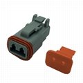 Automobile Dechi male to female butt terminal harness plug dt06.3s-ep11 waterpro