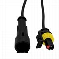 Amp automobile waterproof connector hid automobile modified plug harness male an