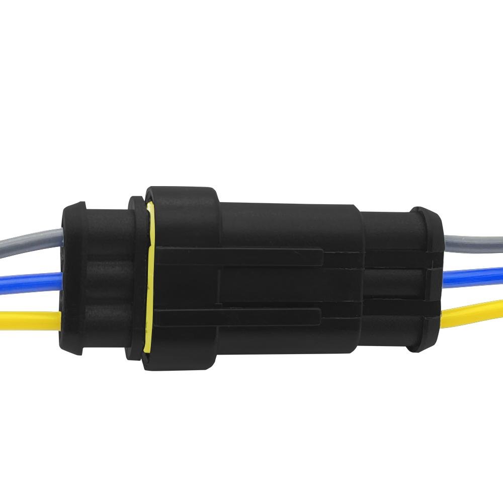 3P 1.5 series hid plug automobile waterproof connector complete set of automobil 2