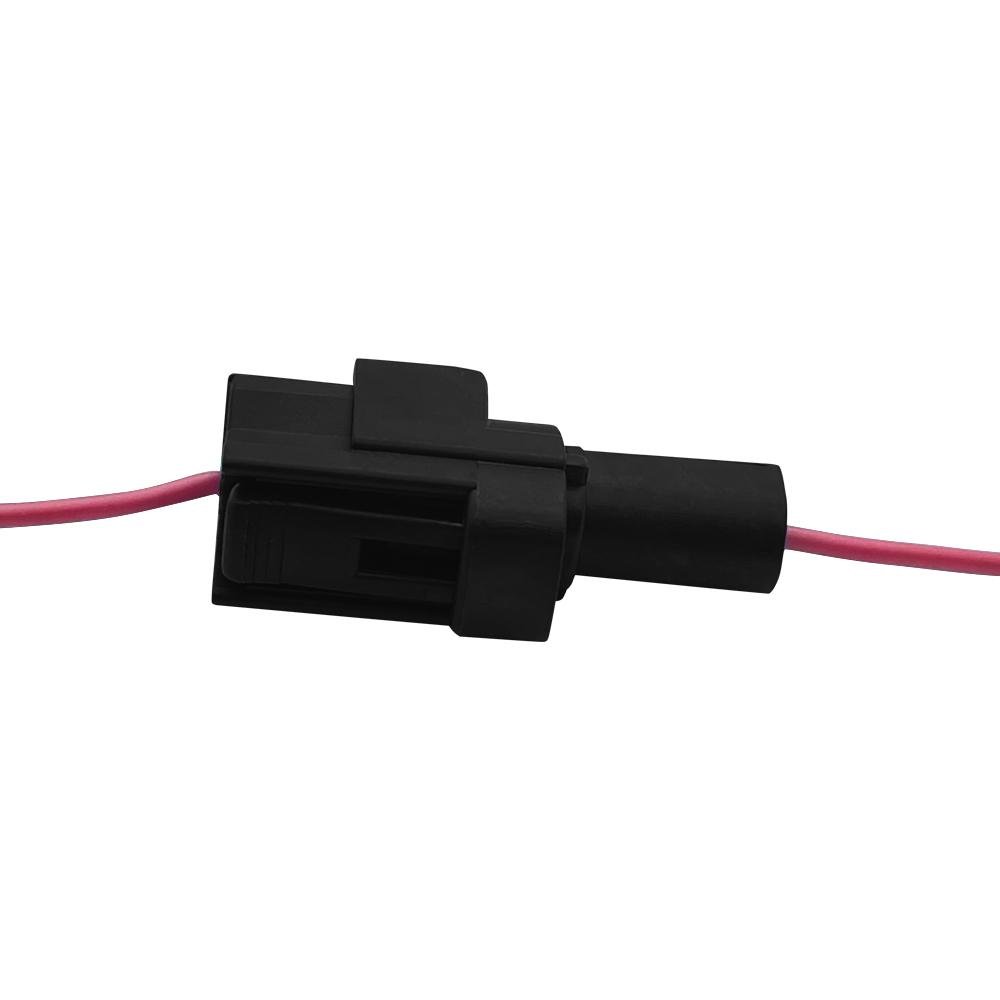 1-hole connector with wire / hid plug harness / automobile waterproof connector  4