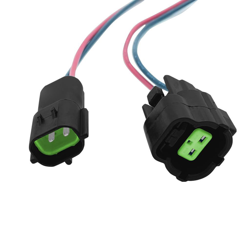 2-hole connector with wire / hid plug harness / automobile waterproof connector  2