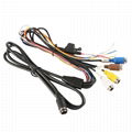 Aviation head power cord dual recording reversing video camera internal power co