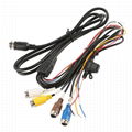 Aviation head power cord dual recording reversing video camera internal power co 5