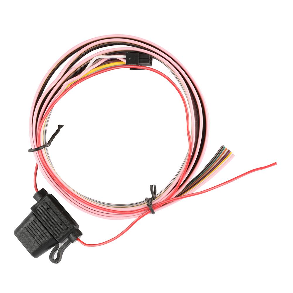 Flat row electronic wiring harness with fuse 5