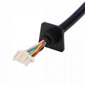 7 X 20AWG BLACK JACKET PVC CABLE HARNESS  IP67 waterproof