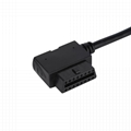 16 Pin Male Female 12V J1962 Car Obd2 Obd Ii Obdii Connector Diagnostic Cable