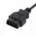 16 Pin Male Female 12V J1962 Car Obd2 Obd Ii Obdii Connector Diagnostic Cable