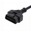 16 Pin Male Female 12V J1962 Car Obd2 Obd Ii Obdii Connector Diagnostic Cable