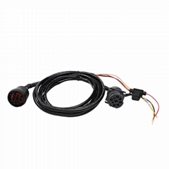  J1939 9P Male to Female Connector Plug Wiring Harness with Fuse for Code Reader