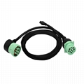 9-Pin J1939 Male to Female J1939 CAN Bus LED Cable Diagnostic Tools